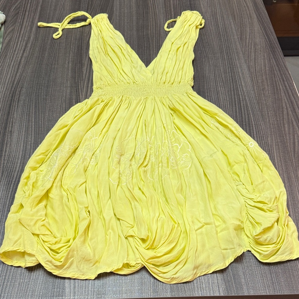 True Religion Sunny Yellow Mini Dress